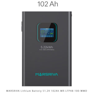 باتری لیتیوم 5 کیلووات ساعت برند MARSRIVA مدل  MR-LFP48-100-WMD